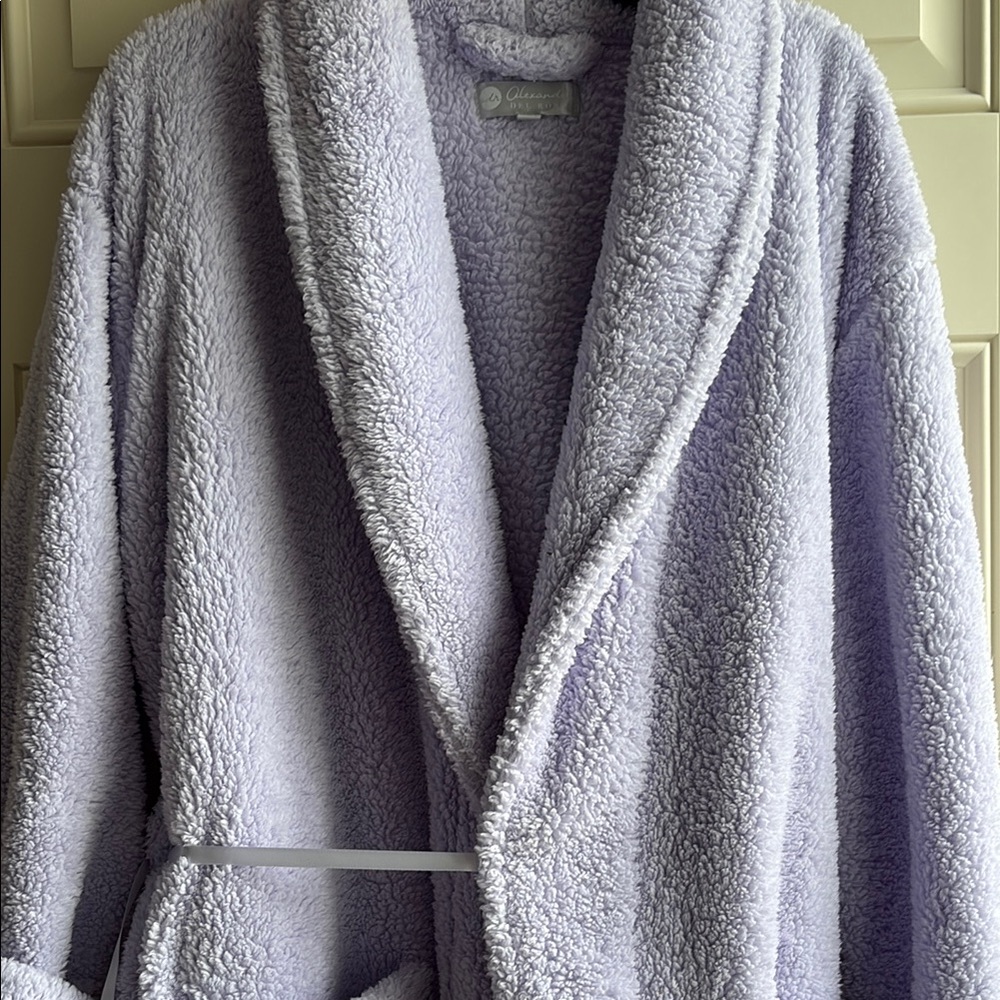 Purple Teddy Jacket Plush Cozy Design